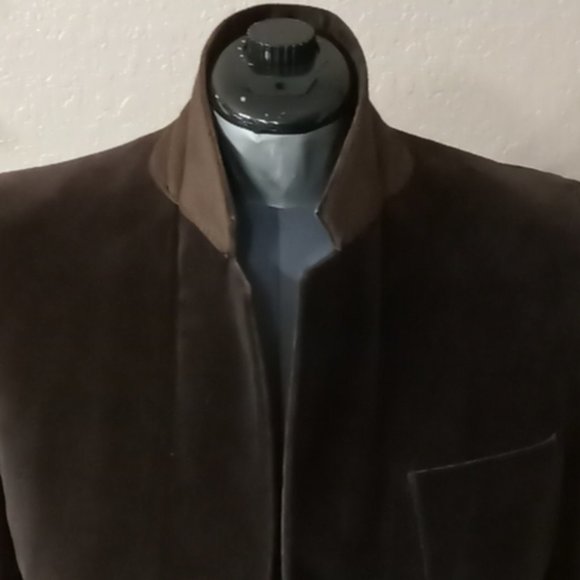 Halston Vintage Couture Velvet Luxury Blazer (Unisex)